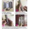 Ranbo Stainless Steel Heavy Duty Spring Loaded Door Butt Hinge,Automatic