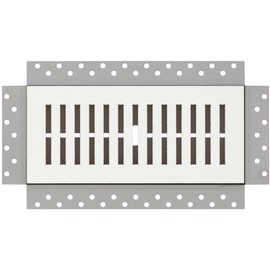 BreezeLux BL412 Magnetic Air Supply Vent Cover – Removable Flush-Mount Panel for Walls & Ceilings, Paintable, Durable Cement Board with Galvanized Steel Frame – Fits 4"x12" Duct Openings