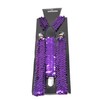 Z&H (Purple) Set of Bow Tie and Straps, Sequin Straps,