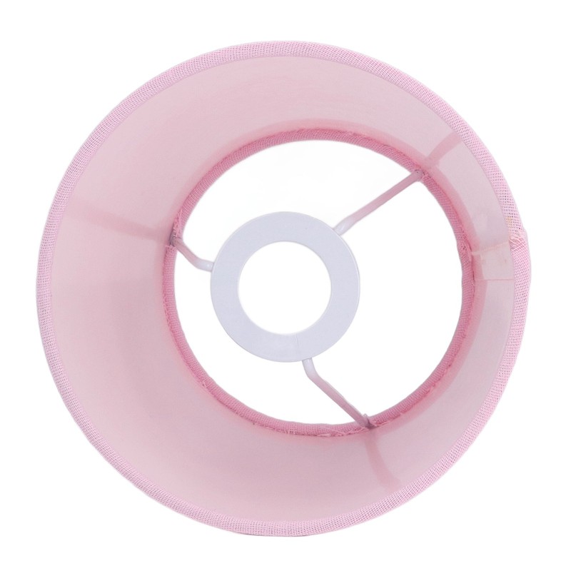 3PCS E14 Lampshade Fabric Ceiling Lamp Shade Exquisite Pink Wall