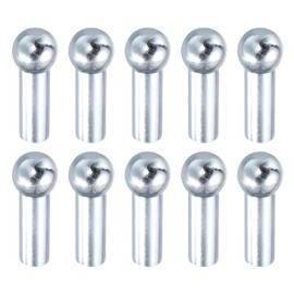 PATIKIL Cable Ball Stopper, 10pcs Gym Machine Accessories for 6mm Cable Fitness Equipment Exercise Wire Rope Port Joint Replacement Parts for Home Gym