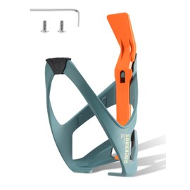 ROCKBROS Bike Water Bottle Holder Lightweight Bottle Cage Slide Entry Bicycle Cup Holder Adjustable Drink Holder Rack for MTB Road Bike