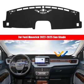 JJMY For Ford Maverick 2022 2023 2024 2025 Car Dashboard Mat Non-Slip Dash Cover