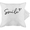 Shirtracer Cushion Cover - Statement - Smile - Lettering -