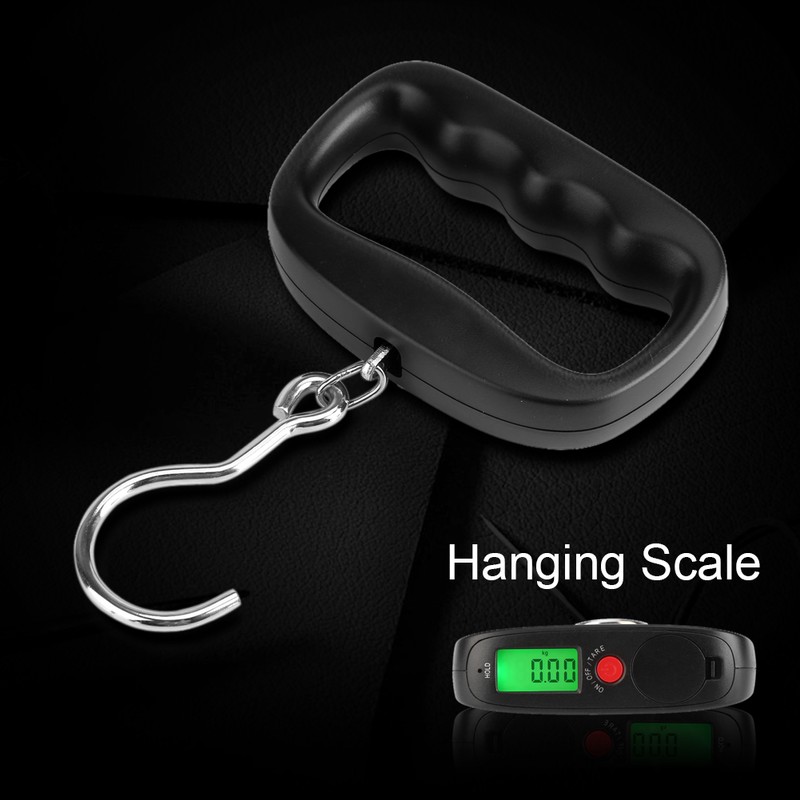 WEIHENG 50kg/10g Digital Hanging Hook Scale LCD Electronic Pocket Luggage