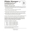 Flatirons Disc Adhesive Plate Hanger Set (6-2 Inch Hangers)