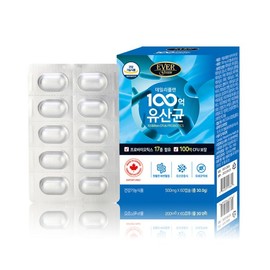 에버그린 데일리플랜 100억 유산균 500mg 60캡슐 Evergreen Daily Plan 10 Billion Probiotics 500mg 60 Capsules