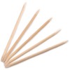 ANCLLO Pack of 100 Wooden Nail Sticks Double-Sided Multifunctional Cuticle