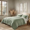 EVERGRACE Cotton Tencel Duvet Cover Set Queen Size, Silky Soft