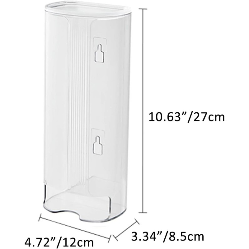 Heiboa Grocery Plastic Bag Dispenser Holder, Sock Underwear Organizer Wall