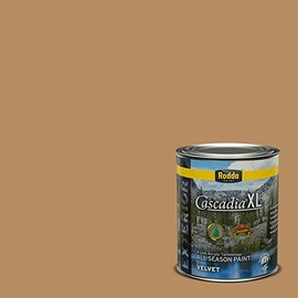 Rodda Paint CASCADIA XL Exterior Velvet Paint & Primer in One, Quart, Safari Sun
