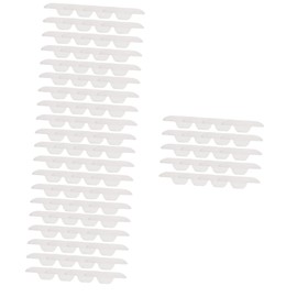 FOMIYES 5sets Summer Inner Invisible Sticker Collar Sweat Absorption Pad Men's Women's Shirt Collar Absorption Sticker Perspirant Comfort Fit 20pcs*5