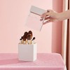 Reverse Makeup Table Box Brush Dressing Eyeliner Storage Bucket Beauty