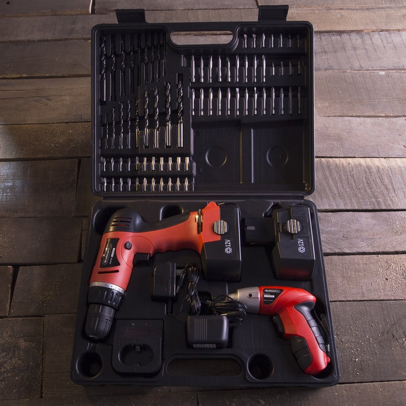 Stalwart Cordless Drill and Driver Combo, 74 Piece