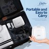 Ultrasonic Retainer Cleaner Machine with 4 UV Lights for Denture