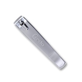 Credo Straight Nail Clippers 82 mm, matt chrome