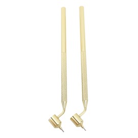 Fine Line Painting Pen 2Pcs 0.5mm 0.7mm Fine Line Fluid Writer Paint Applicator Pen Fluid Writer Painting Pen for Scratches Stone Splitter Art and Craft Calligraphy