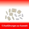 10x Flat Connector Housing 9-Pin Including 2.8 mm Flat Connector