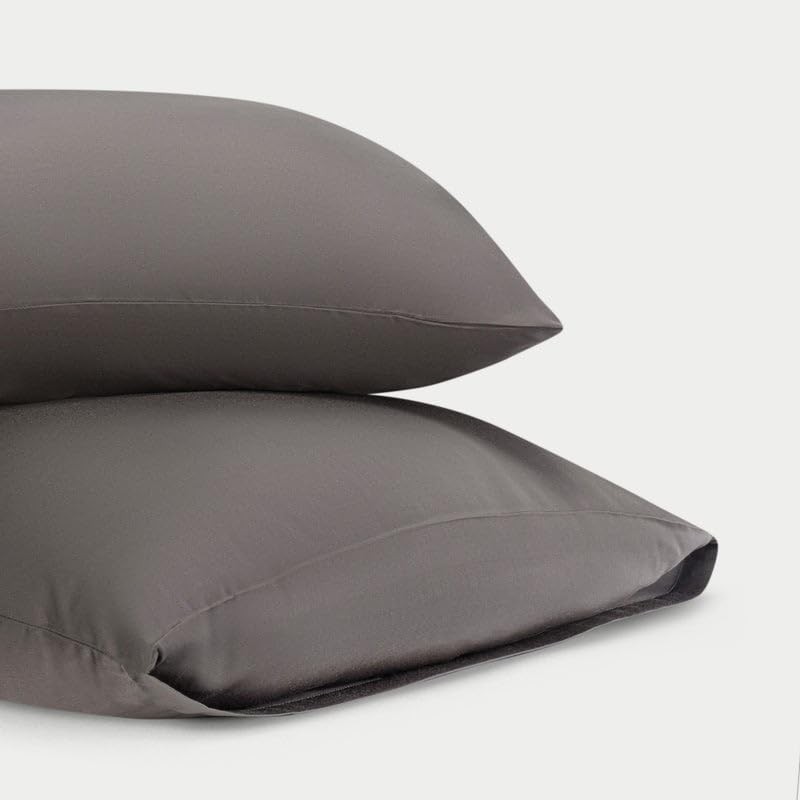 Cozy Earth Charcoal King Size Pillowcases