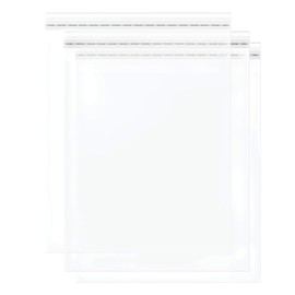 The Elixir Packaging 11 x 14 inch 100 Poly Bag Clear Resealable Shipping Bags