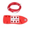 Adjustable Cable Lockout Fish Shaped Stainless Steel Safety Cable Lock
