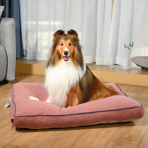 Simple Deluxe Orthopedic Dog Bed for Large Dogs,Plush Dog Crate
