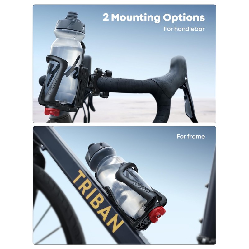Lamicall Bike Water Bottle Holder - [for 1.9-2.8" Diameter Bottles]