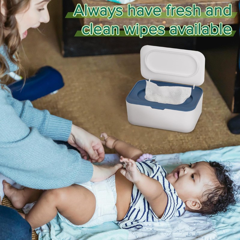 Flenpptly Baby Wipes Dispenser, Wipes Case Baby Wipe Holder Keeps