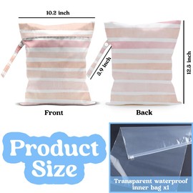 Wet Dry Bag, Wet Bag for Swimsuit, Travel, Beach, Pool, Diapers, Dirty Yoga Gym Clothes, Summer Vacation Essentials, Travel Gifts for Women