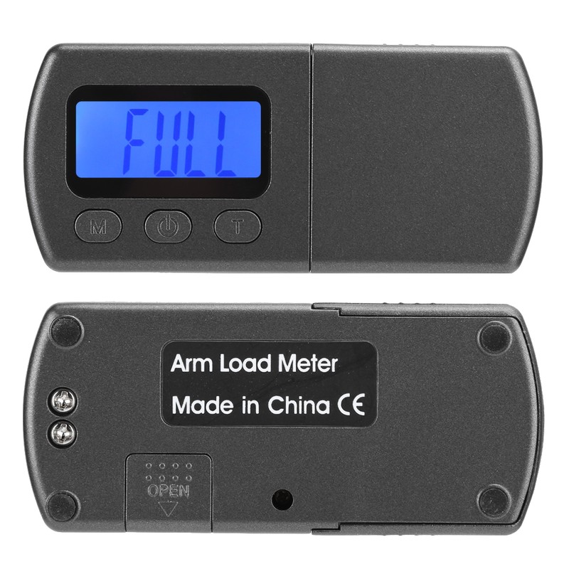 Compact Digital Turntable Stylus Force Scale Gauge with Calibration Weight