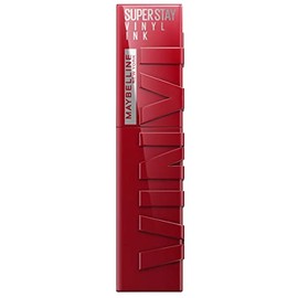 Maybelline Super Stay Vinyl Ink, Labial Líquido de Larga Duración, Efecto Vinilo y Acabado Brillante Instantáneo, Color Intenso por Hasta 16 Horas, Tono Lippy