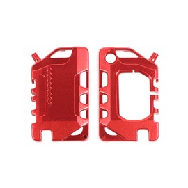 RT-TCZ - Funda para llavero, soporte para llaves para Jeep Wrangler JL JLU Gladiator 2018-2020 (rojo)