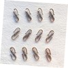 Silver S Shape Hook Clasp COHEALI 20pcs Silver Buckle Bead