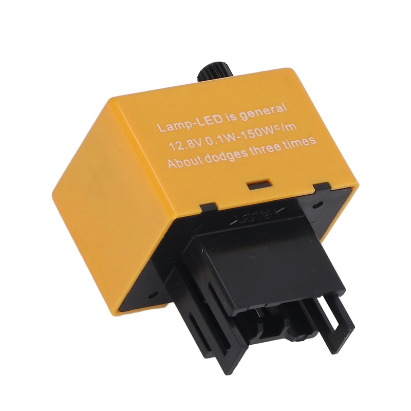 Electronic LED Flasher Relay 8 Pin Adjustable Frequency ABS Flasher