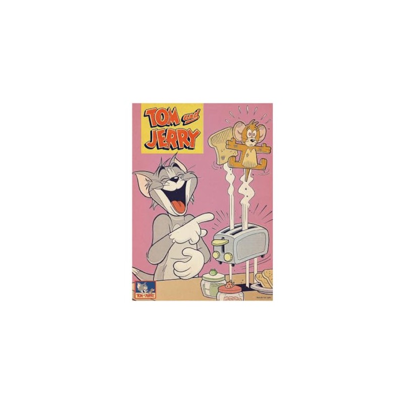 Small Planet Tom and Jerry Toast Poster Sticker