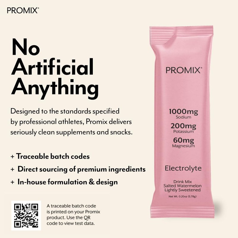 ProMix Nutrition Electrolytes Powder Hydration Packets - Himalayan Pink Salt,
