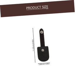 Ipetboom 5Pcs Cuticle Nipper Protective Cover Durable PU Nail Art Tool Accessory for Home Salon Use Workmanship for Protection