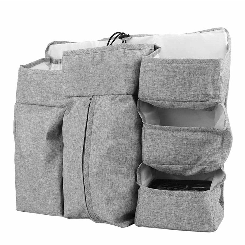 MultiFunctional Baby Bed Hanging Storage Bag Baby Crib Bedside Diaper