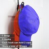 Perfect Curve Cap Rack | Over-The-Door Hat Organizer | Nine