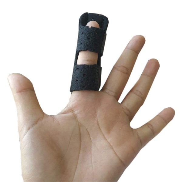 Paskyee Trigger Finger Splint - Straightens Broken or Curved Fingers and Thumbs, Hammer Finger Splint for Stenosis, Tenosynovitis, Finger Pain Relief or Finger Tendon Locking