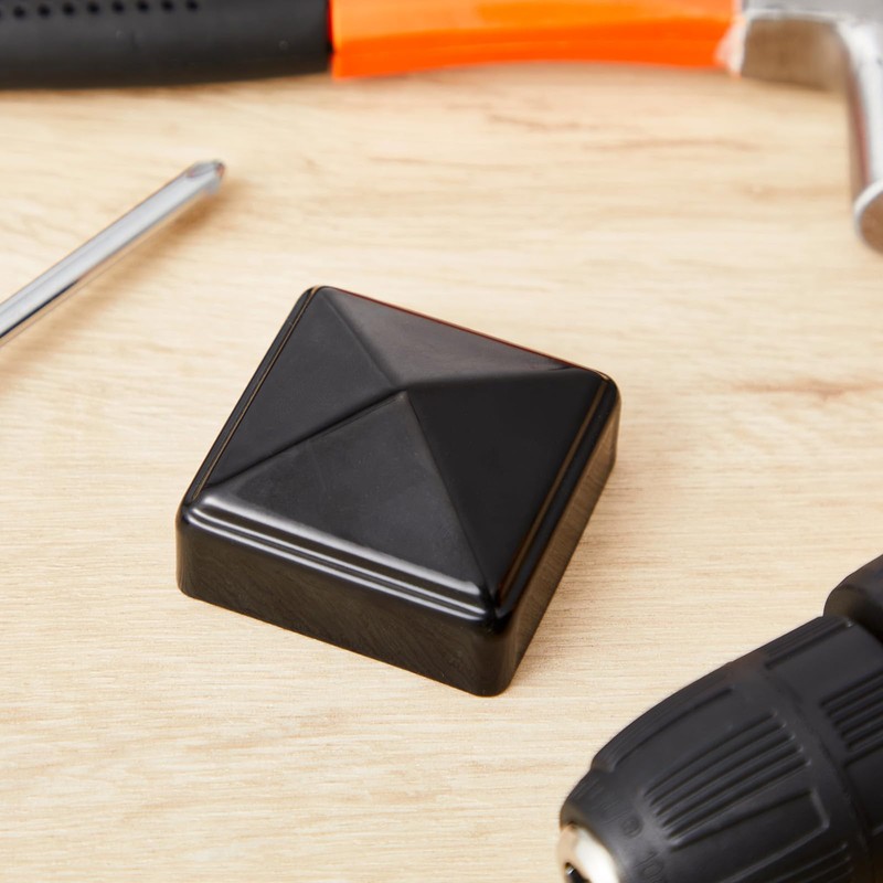 Pelopy 8 Pcs Aluminum Pyramid Post Caps for True 2