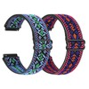 【TumpCez】Elastic Nylon Watch Band Strap 16mm, 18mm, 19mm, 20mm, 22mm,