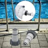 HongFuFu 4 Pack Pool Hose Adapter with 4 PCS Clamps,