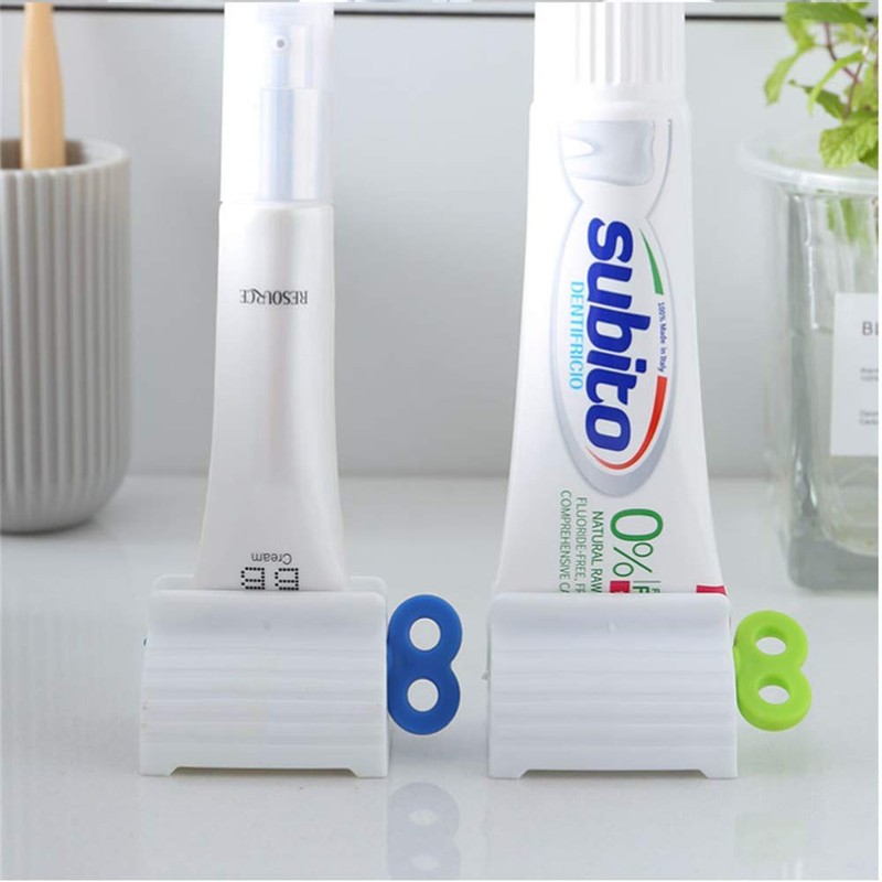 3 Pcs Toothpaste Squeezer, Toothpaste Seat Holder Stand and Dispenser
