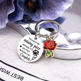 Cxulquvs Romantic Keychain Gifts for Wife Girlfriend Best Birthday Christmas Anniversary Valentines Day Gift Ideas for Lovers Female from Husband Best Love Gifts for Her
