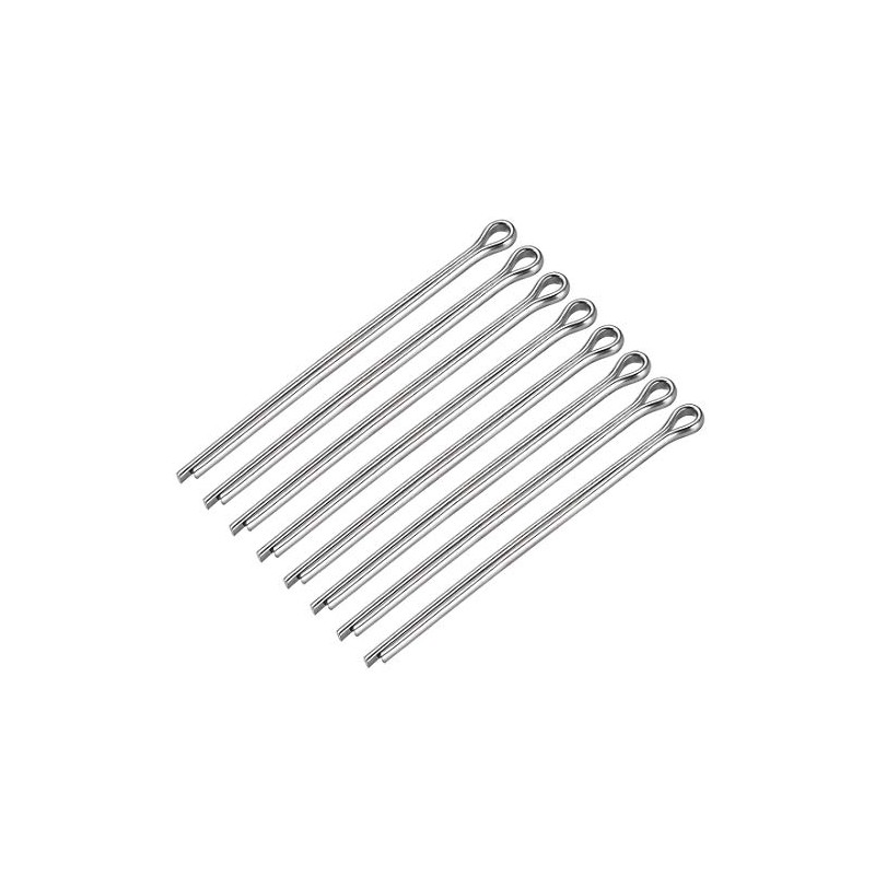 sourcing map Split Cotter Pin - 5mm x 100mm 304