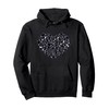 Orca Whales Heart Pullover Hoodie