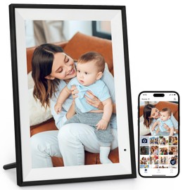 AEEZO 10.1 Inch WiFi Digital Picture Frame, 1280 x 800 IPS Touchscreen Electronic Photo Frame, 32 GB Photo Frame, Automatic Rotation, Share Photos Instantly from Anywhere
