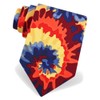 Far Out Tie-Dye Red Microfiber Tie