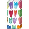 IHR Bulk 4-Ply Pocket Tissues, 15-Count, Rainbow Hearts